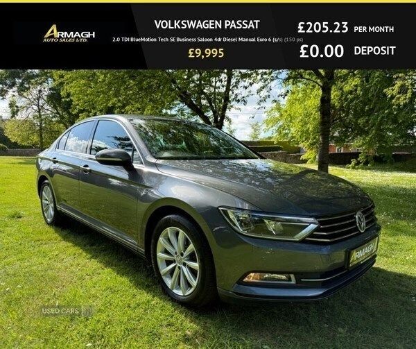 Grey Used 2016 VW Passat Business Sedan | £9,995 (Fair price) - Image 1/4