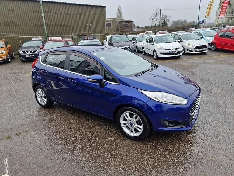 Used Ford Fiesta Zetec 75 HP (55 kW) 2015 Blue Hatchback
