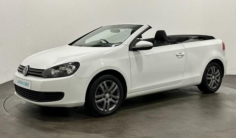Used VW Golf Cabriolet S 105 HP (77 kW) 2012 White Cabriolet