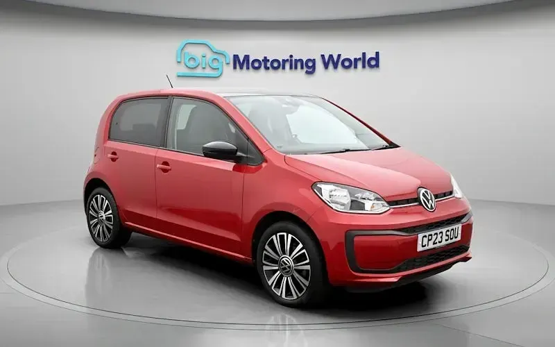 Used VW up! Black Edition 65 HP (47 kW) 2023 Red Hatchback