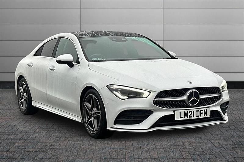 White Used 2021 Mercedes CLA180 AMG Line Premium Plus Sedan | £20,995 (Fair price) - Image 1/4