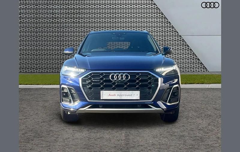Used Audi Q5 S-Line 261 HP (191 kW) 2022 Blue SUV