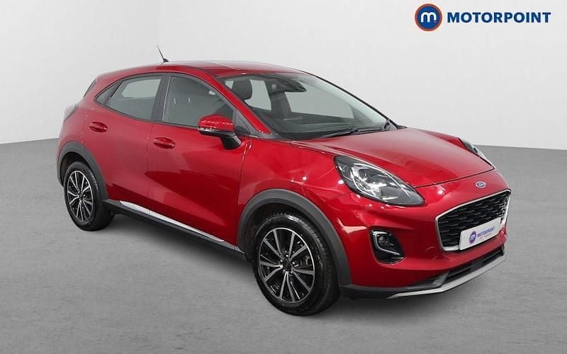 Red Used 2023 Ford Puma Titanium Hatchback | £17,049 (Good price) - Image 1/4