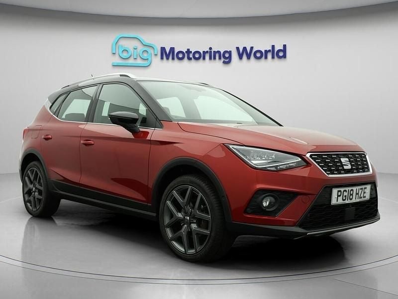 Red Used 2018 Seat Arona XCELLENCE Lux SUV | £10,750 (Fair price) - Image 1/4