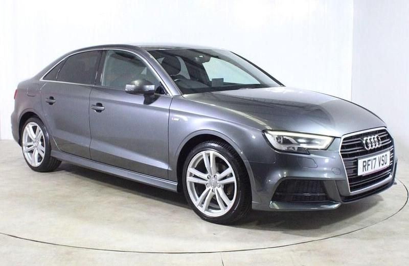Grey Used 2017 Audi A3 S-Line Sedan | £14,000 (Good price) - Image 1/3