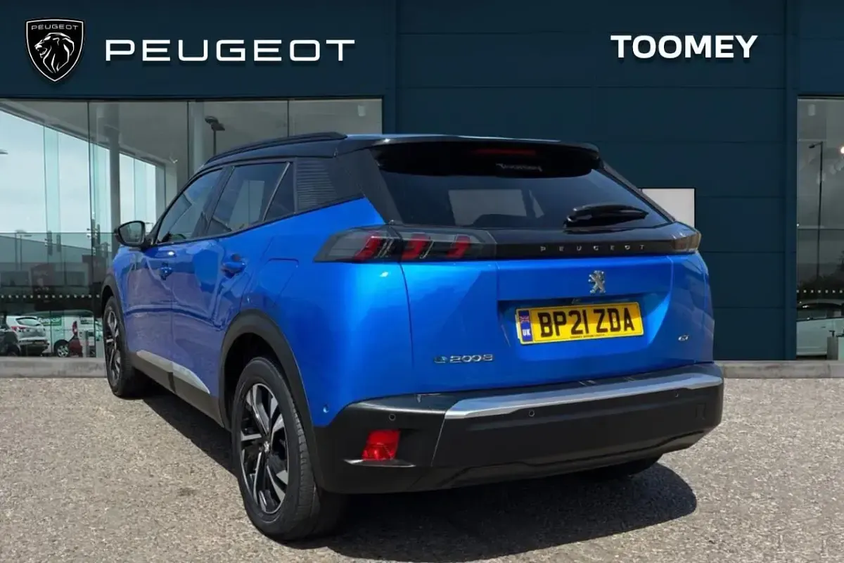 Used Peugeot e-2008 GT 98 kW (134 HP) 2021 Blue SUV