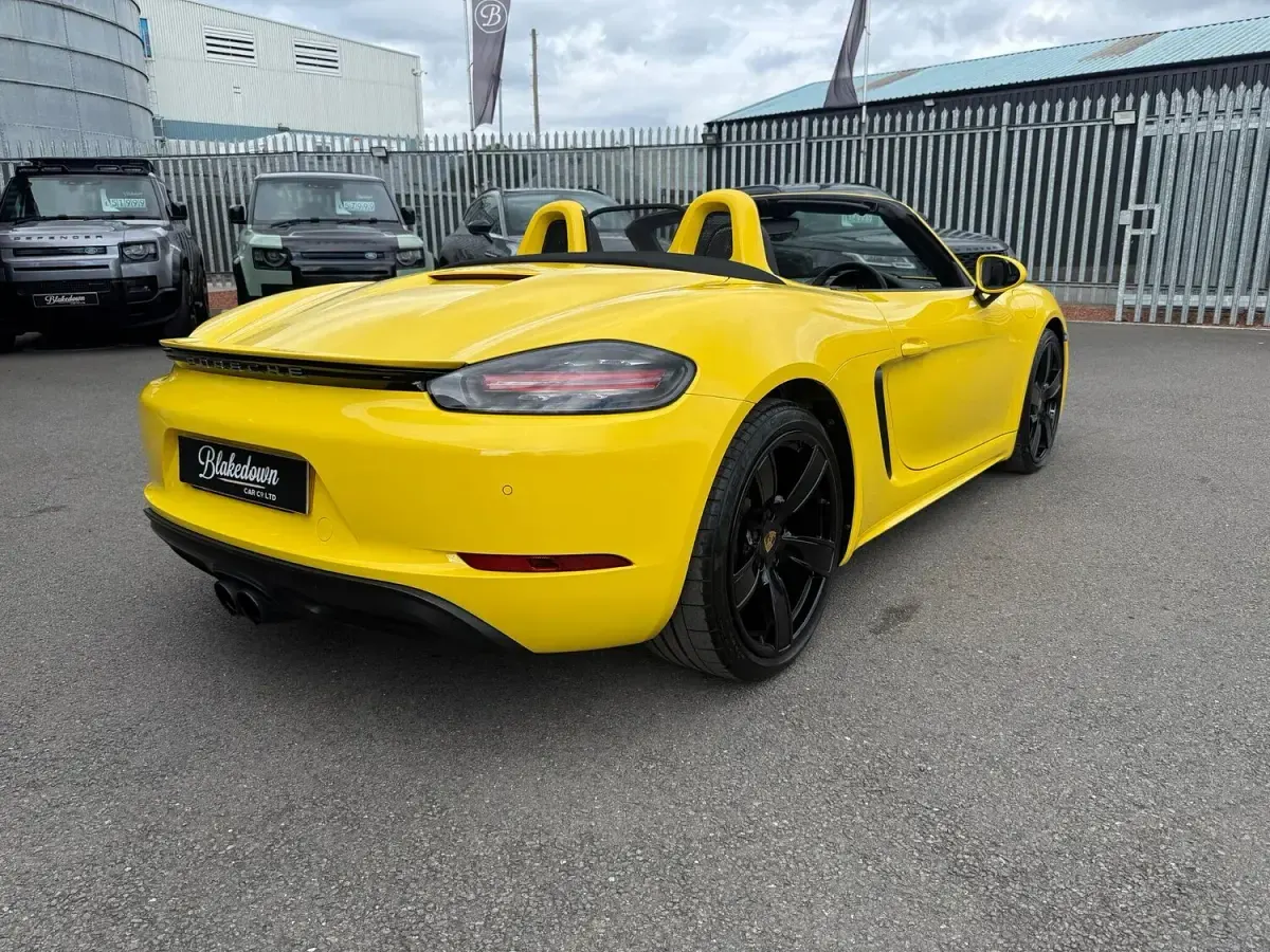 Used Porsche 718 Boxster 2017 Yellow Cabriolet
