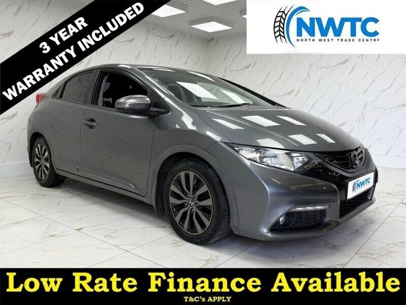 Grey Used 2013 Honda Civic ES Hatchback | £6,295 (Fair price) - Image 1/4