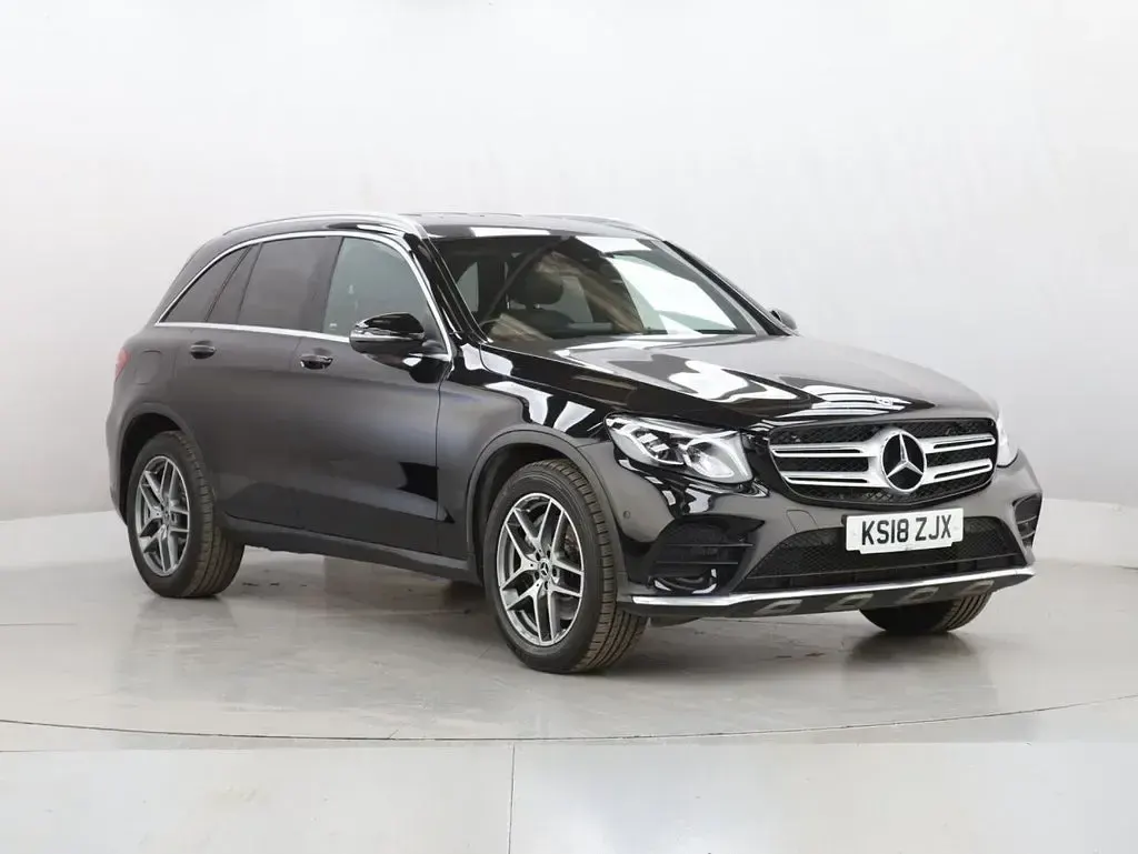 Used Mercedes GLC250 AMG line 204 HP (150 kW) 2018 Black SUV