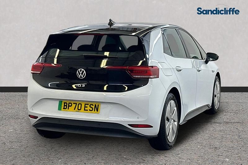 Used VW ID.3 Pro Performance 150 kW (204 HP) 2020 White Hatchback
