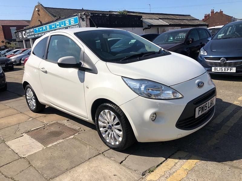 Used Ford Ka Zetec 2015 White Hatchback