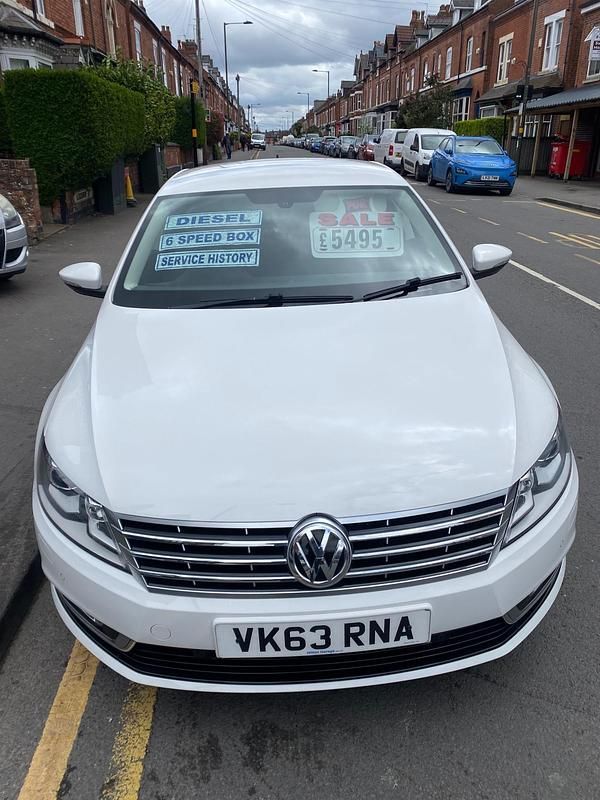Used VW CC GT 2013 White Sedan