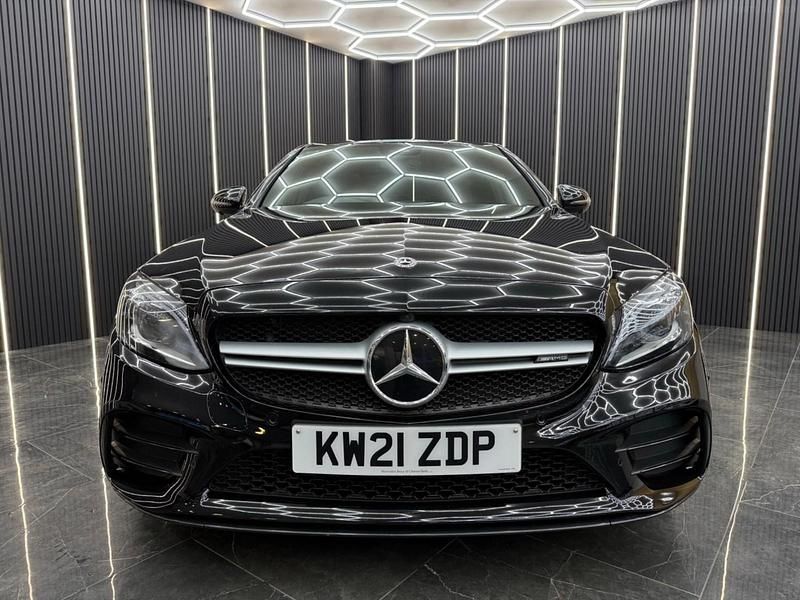Begagnad Mercedes C43 AMG Premium Plus 2021 Svart Sedan