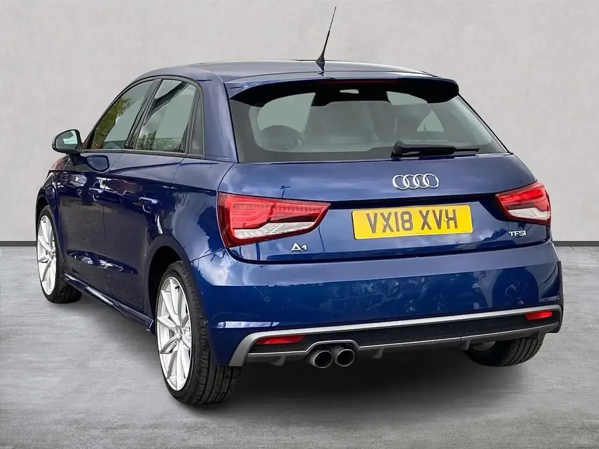 Used Audi A1 Sportback S-Line 125 HP (91 kW) 2018 Blue Hatchback