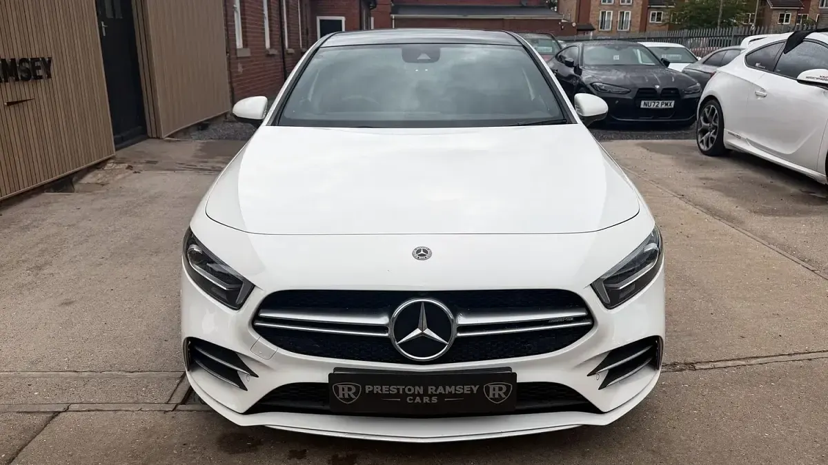 Used Mercedes A35 AMG Premium Plus 2019 White Hatchback