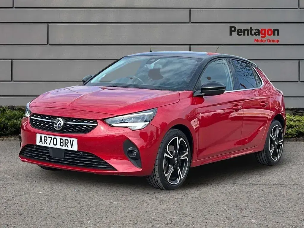 Used Vauxhall Corsa Elite 99 HP (72 kW) 2021 Red Hatchback