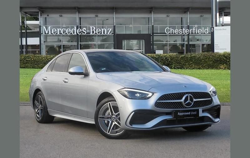 Used Mercedes C300e AMG Line Premium Plus 308 HP (226 kW) 2024 Silver Sedan