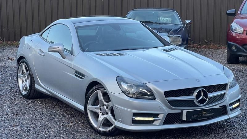 Silver Used 2013 Mercedes SLK200 AMG Cabriolet | £8,490 (Fair price) - Image 1/4