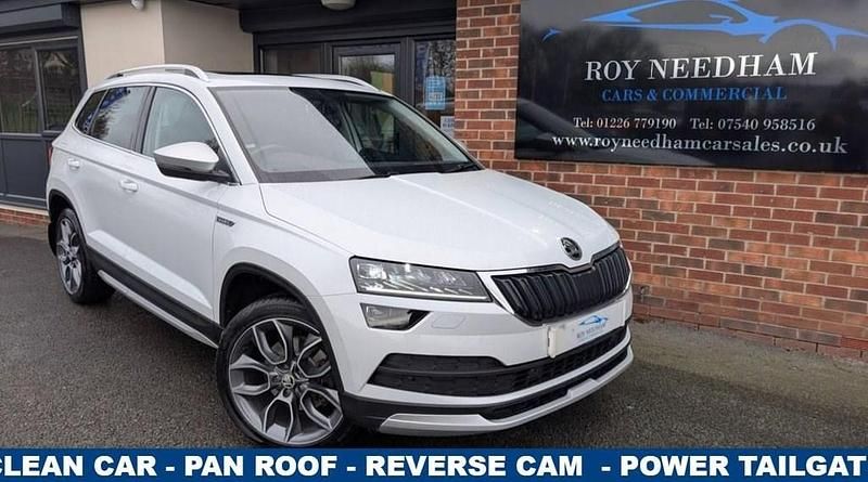 Used Skoda Karoq Scout 4x4 150 HP (110 kW) 2019 White SUV