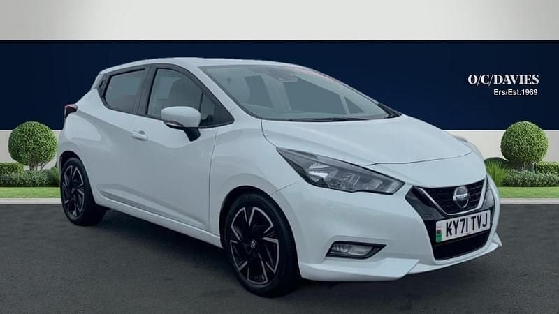 White Used 2021 Nissan Micra Acenta Hatchback | £12,995 (Fair price) - Image 1/4