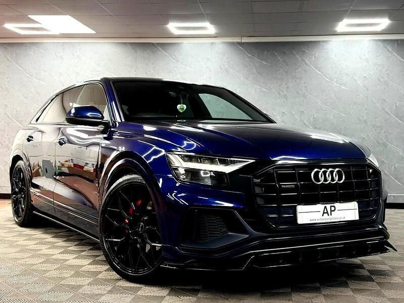 Used Audi Q8 S-Line 286 HP (210 kW) 2019 Blue SUV