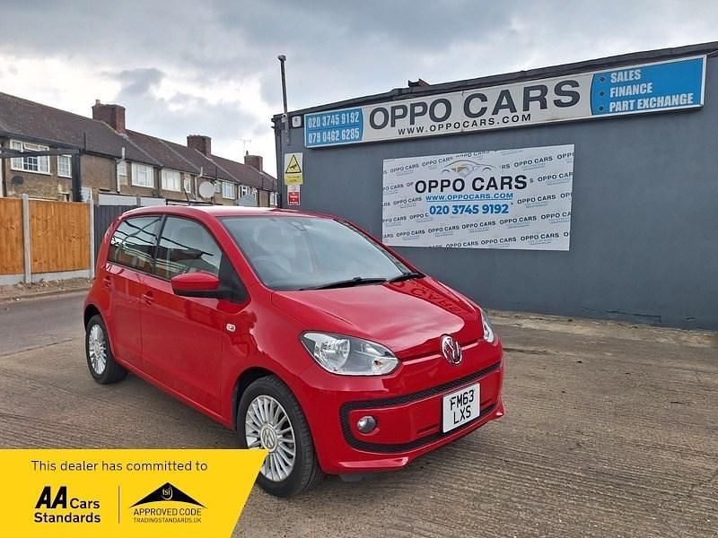 Red Used 2013 VW up! Hatchback | £6,295 (Fair price) - Image 1/4