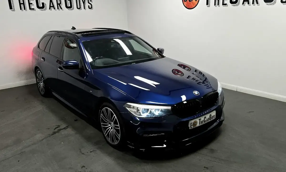 Used BMW 520 M Sport 190 HP (139 kW) 2018 Blue Estate