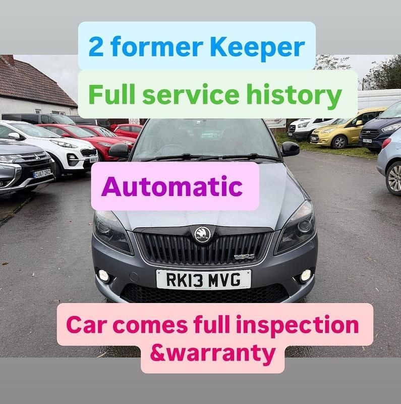 Used Skoda Fabia vRS 180 HP (132 kW) 2013 Grey Estate