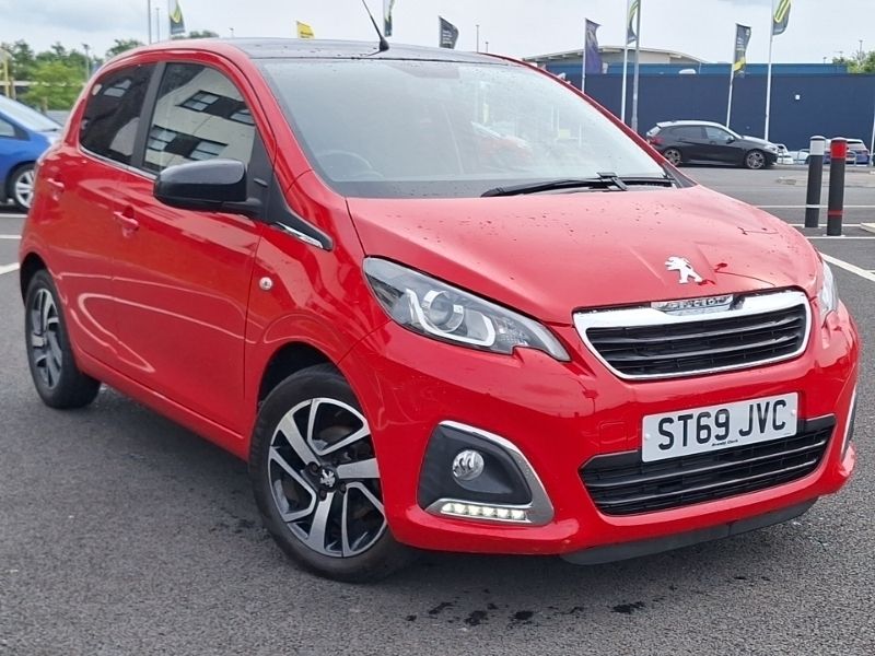 Red Used 2019 Peugeot 108 Allure Hatchback | £7,998 (Fair price) - Image 1/4