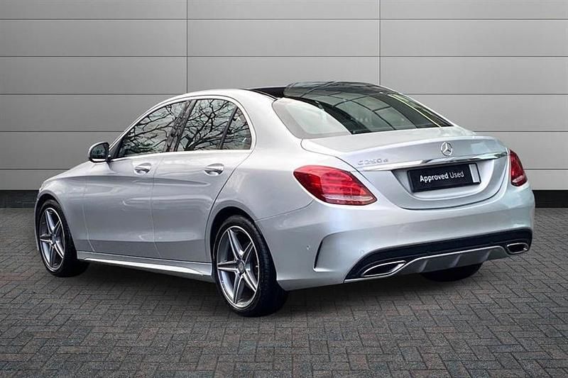 Used Mercedes C250 AMG Line Premium Plus 204 HP (150 kW) 2017 Silver Sedan