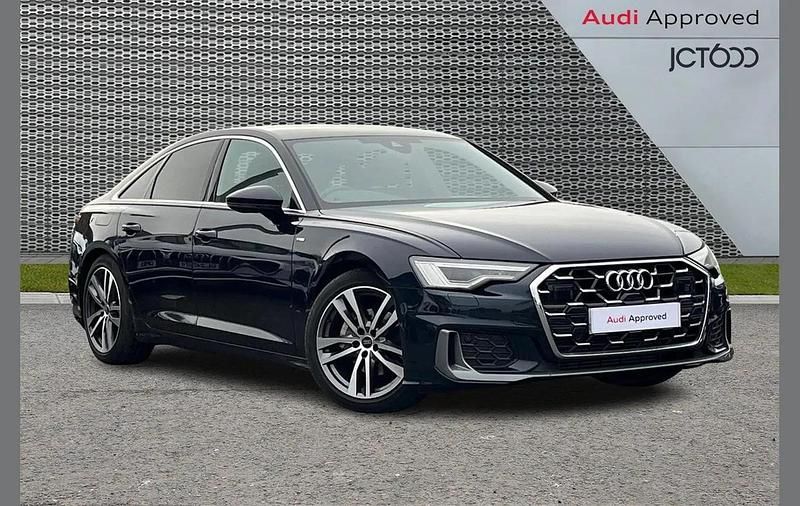 Blue Used 2023 Audi A6 S-Line Sedan | £28,266 (Fair price) - Image 1/4