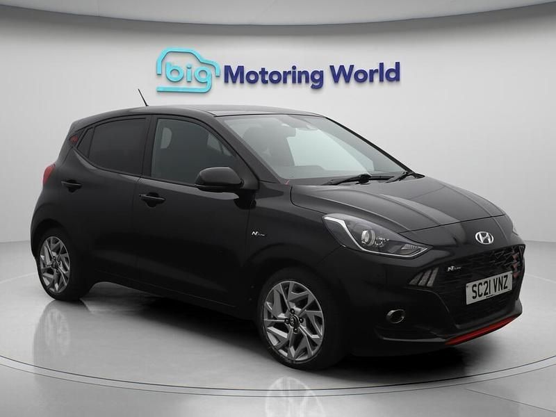 Black Used 2021 Hyundai i10 N Line Hatchback | £11,100 (Fair price) - Image 1/4