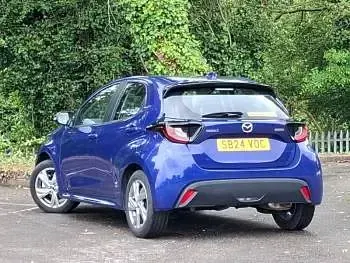 Used Mazda 2 Exclusive-Line 116 HP (85 kW) 2024 Blue Hatchback