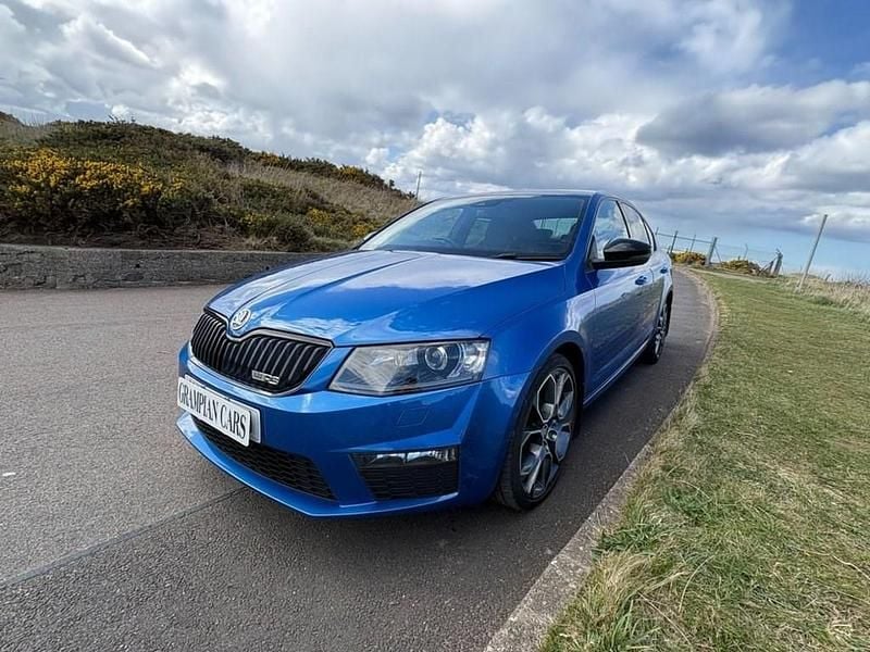 Used Skoda Octavia vRS 184 HP (135 kW) 2016 Blue Hatchback