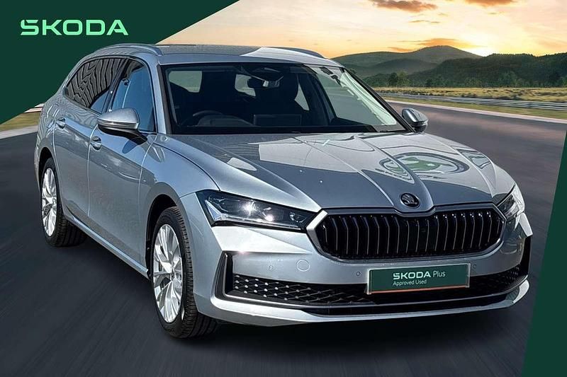Silver Used 2024 Skoda Superb SE L Estate | £32,692 - Image 1/4