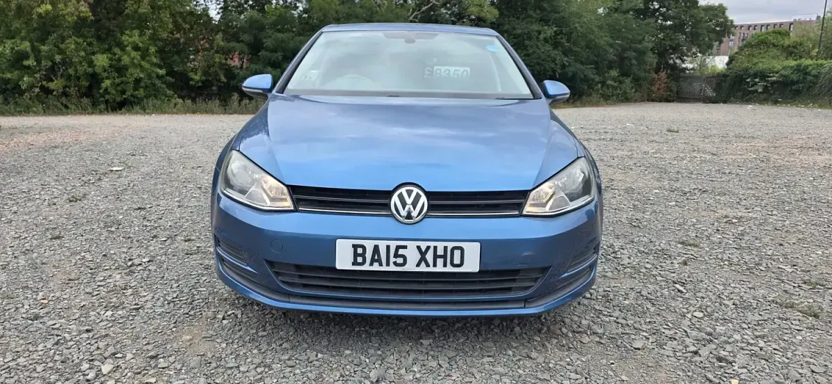 Used VW Golf VII 2015 Blue Hatchback