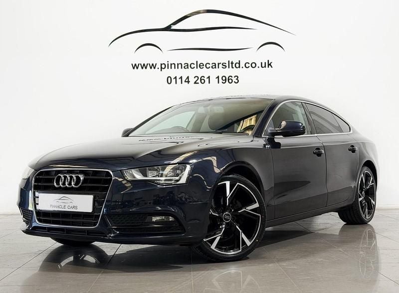 Used Audi A5 Sportback Black Edition 177 HP (130 kW) 2014 Blue Hatchback