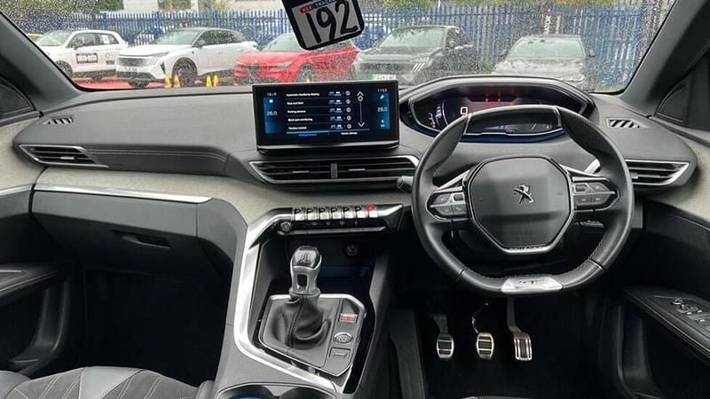 Black Used 2021 Peugeot 3008 GT SUV | £16,309 (Fair price) - Image 1/4