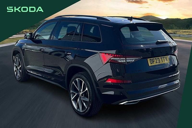 Used Skoda Kodiaq SportLine 150 HP (110 kW) 2023 Black SUV