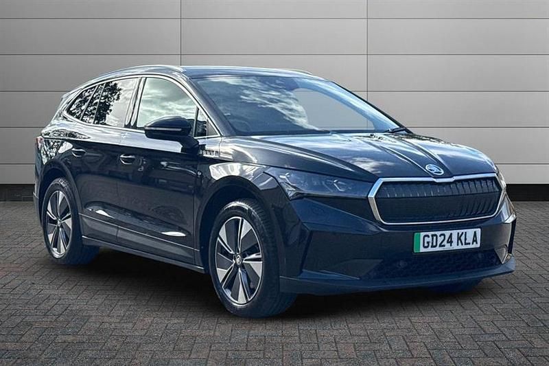 Black magic pearl effect Used 2024 Skoda Enyaq iV SUV | £26,395 (Fair price) - Image 1/3