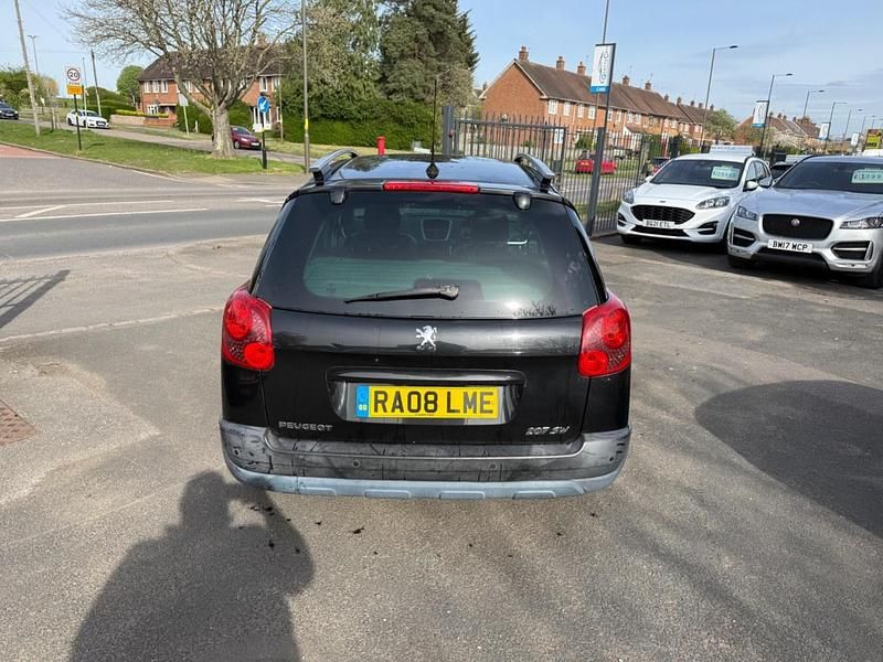 Used Peugeot 207 Outdoor Outdoor 90 HP (66 kW) 2008 Black Estate