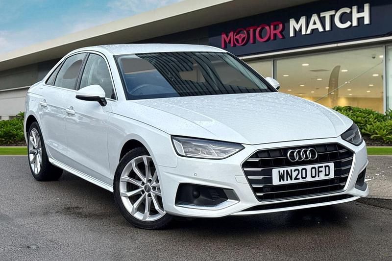 White Used 2020 Audi A4 Sport Sedan | £14,990 (Good price) - Image 1/4
