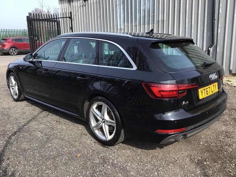 Used Audi A4 S-Line 150 HP (110 kW) 2017 Black Estate