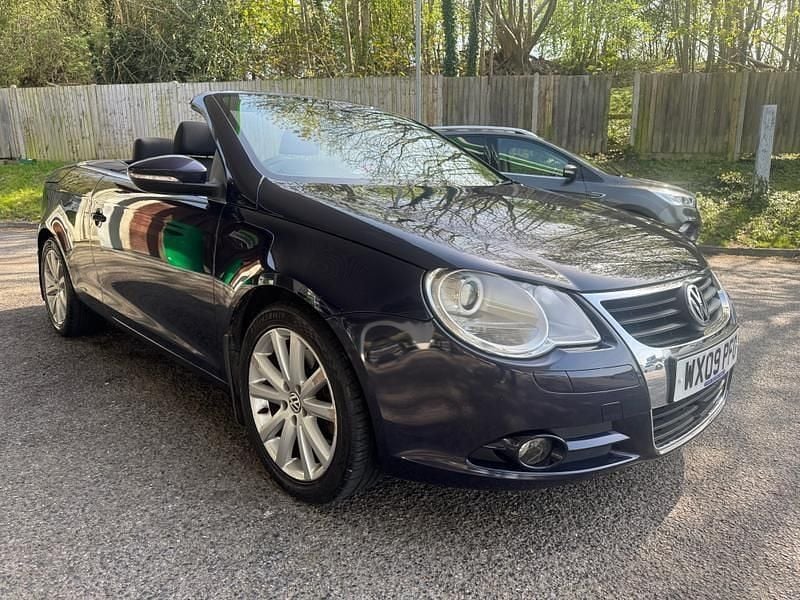 Used VW Eos SE 140 HP (102 kW) 2009 Blue Cabriolet