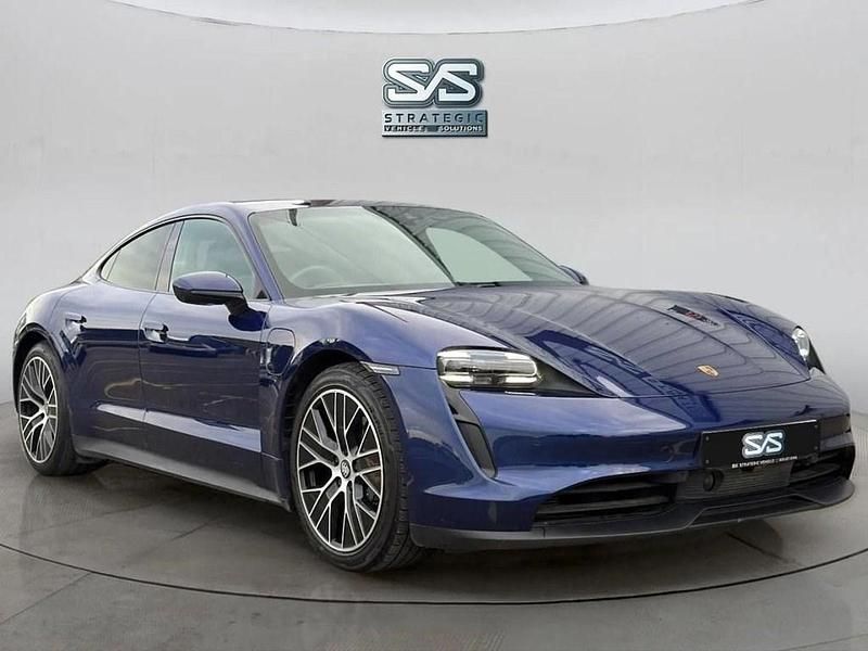Used Porsche Taycan Performance Package 350 kW (476 HP) 2023 Blue Sedan