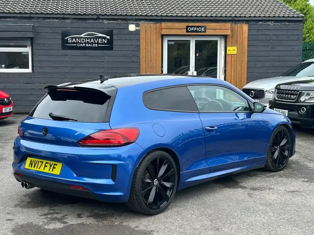 Used VW Scirocco Black Edition 184 HP (135 kW) 2017 Blue Coupe