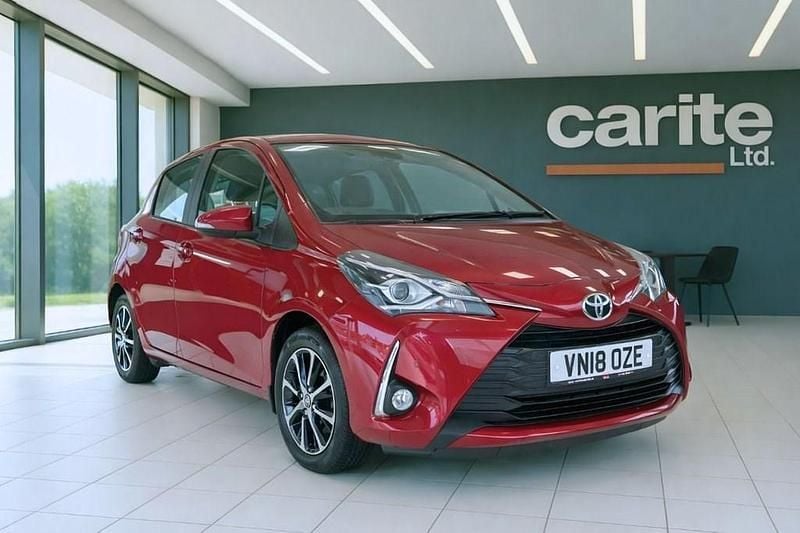 Used Toyota Yaris 2018 Red Hatchback