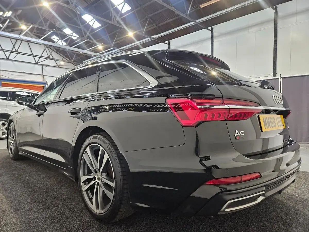 Used Audi A6 S-Line 204 HP (150 kW) 2018 Black Estate
