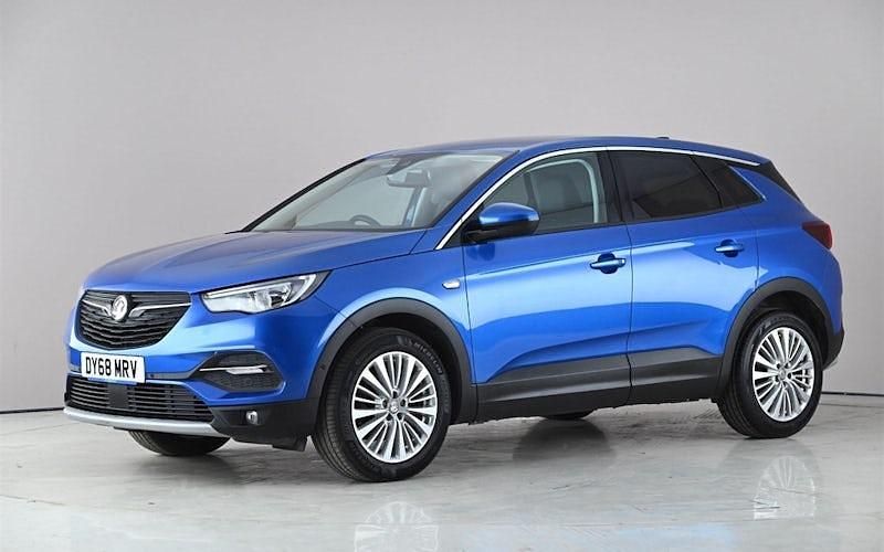 Used Vauxhall Grandland X Sport 131 HP (96 kW) 2018 Blue SUV