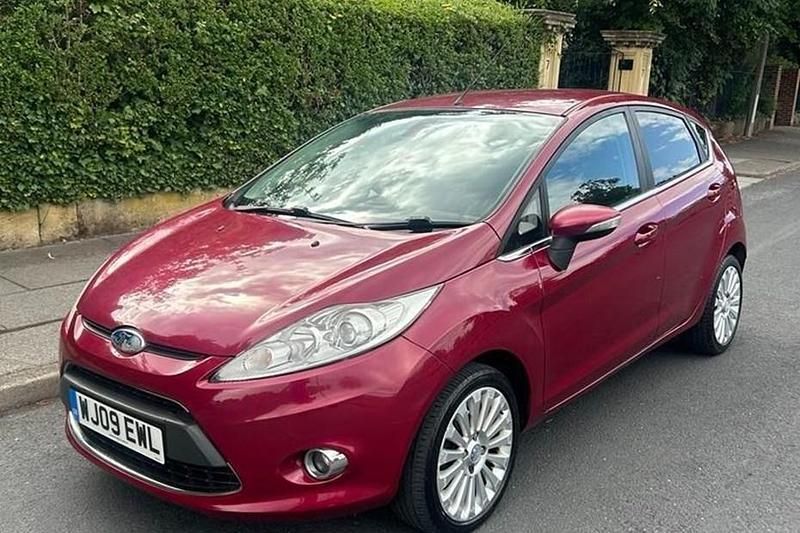 Red Used 2009 Ford Fiesta Titanium Hatchback | £1,895 (Good price) - Image 1/1